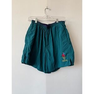 Vintage USA Olympic Games Shorts Mens Large Green Atlanta 1996 Swim Speedo 90s